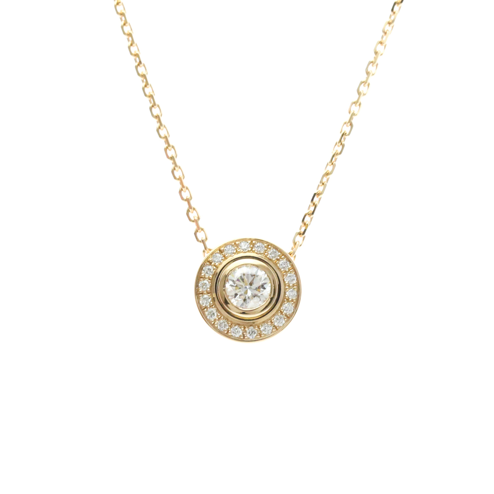 Cartier Damour Necklace Pink Gold (18K) Diamond Women,Men Fashion Necklace (P...